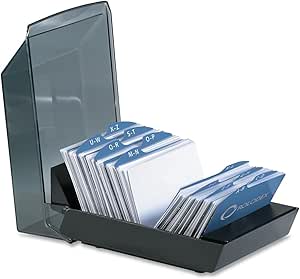 Rolodex Business Card File 200-Card Capacity by Rolodex - American Made