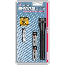 Maglite Mini Incandescent 2-Cell AA Flashlight Black