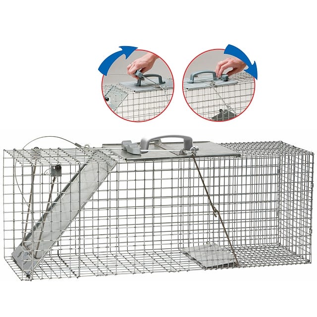 Havahart 1020 Easy Set One-Door Cage Trap Medium by Havahart - American Made