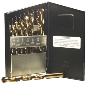 Norseman Drill Bit Cobalt Jobber Set 15-Piece by Norseman Drill Bit - American Made