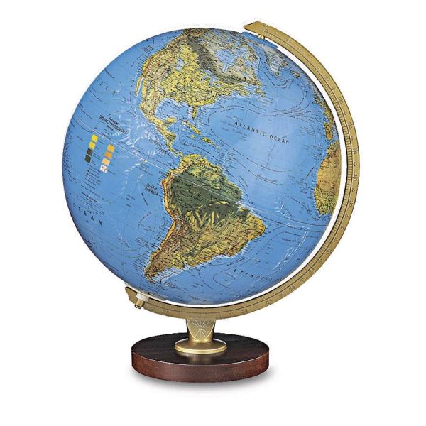Replogle Globes Illuminated 12-Inch Globe with Stand by Replogle Globes - American Made