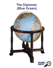 Replogle Globes Explorer 30-Inch Diameter Floor Globe by Replogle Globes - American Made
