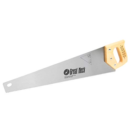 GreatNeck 20 Inch 12 TPI Hand Saw Wood Handle by Great Neck Saw - American Made