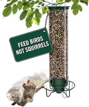 Droll Yankees Onyx Series 8-Port Tube Bird Feeder 23 Inch by Droll Yankees - American Made