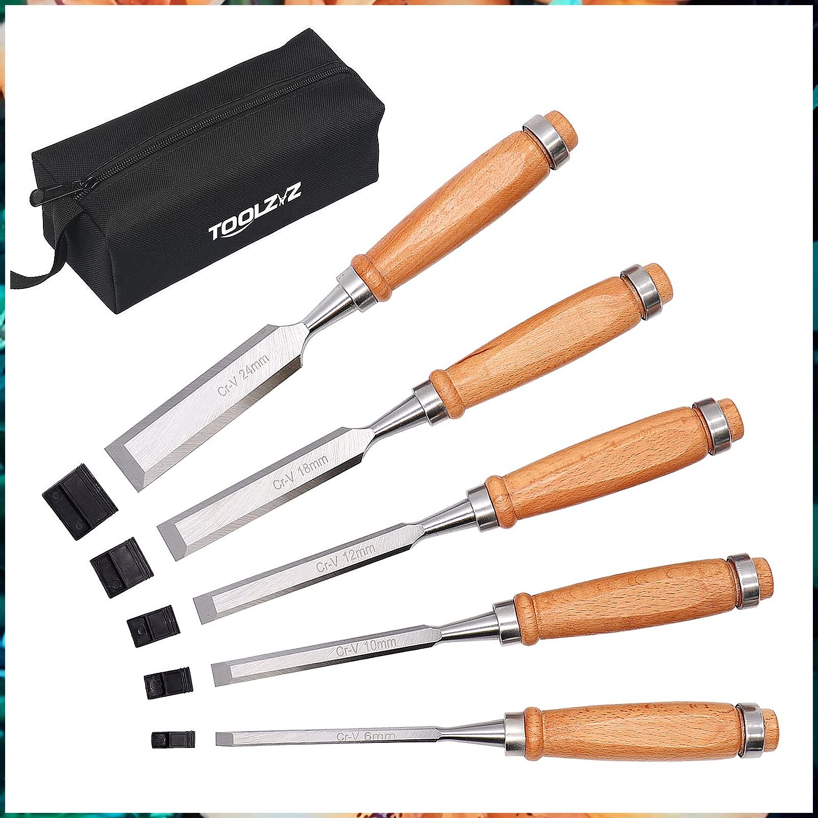 Great Neck Saw 6-Piece Wood Chisel Set by Great Neck Saw - American Made