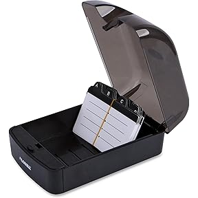 Rolodex Covered Tray Business Card File 200-Card by Rolodex - American Made