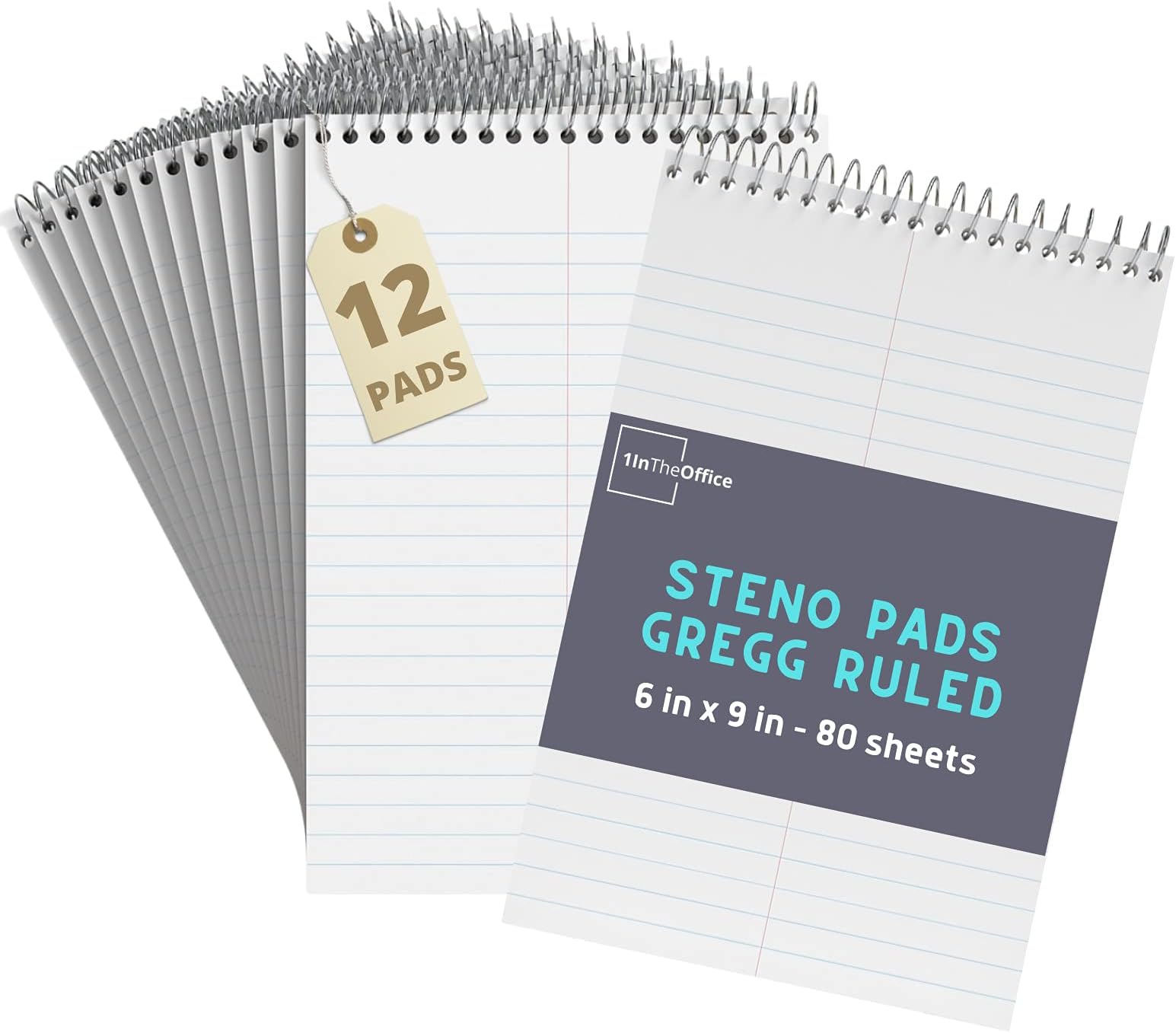 Tops Products Steno Pad 6x9 Gregg Rule 80 Sheets by TOPS Products - American Made