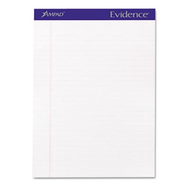 Ampad Evidence Legal Pad 50 Sheets White Narrow Rule by Ampad - American Made