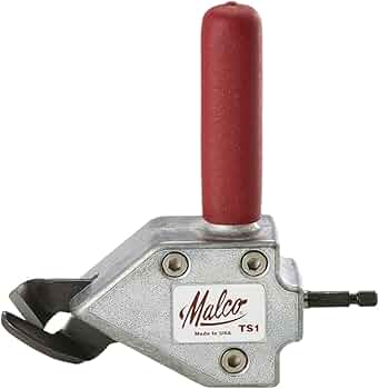 Malco TS1 Turbo Shear 20 Gauge Sheet Metal Cutting Attachment by Malco Products - American Made