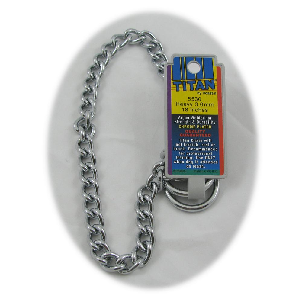 Coastal Pet Stainless Steel Choke Chain 18-Inch by Coastal Pet Products - American Made