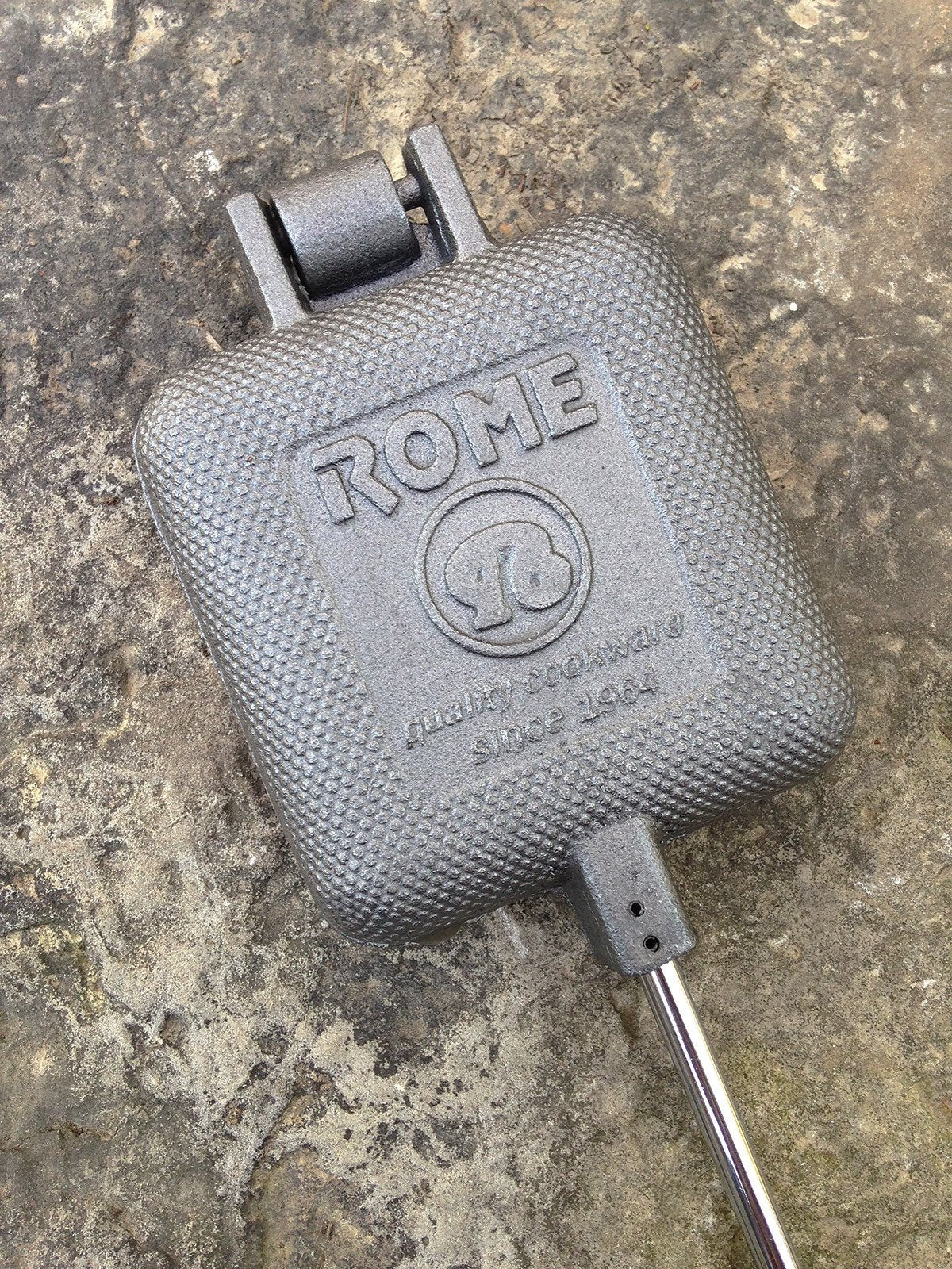 Rome Industries Single Pie Iron Square Cast Iron by Rome Industries - American Made