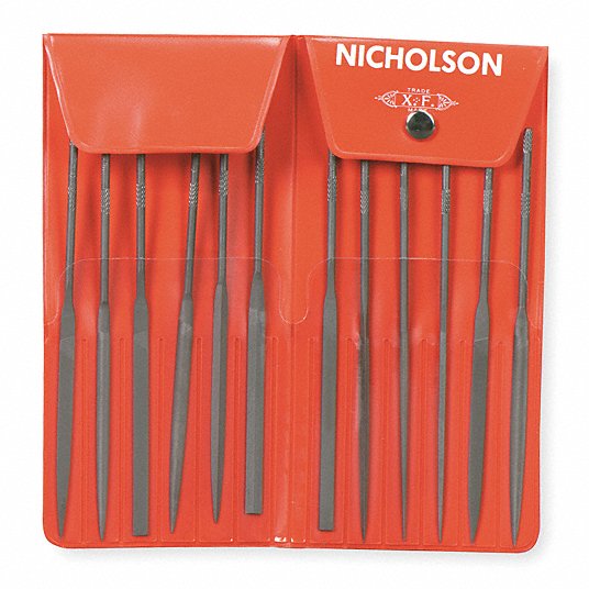 Nicholson Needle File Set 10-Piece by Nicholson File - American Made