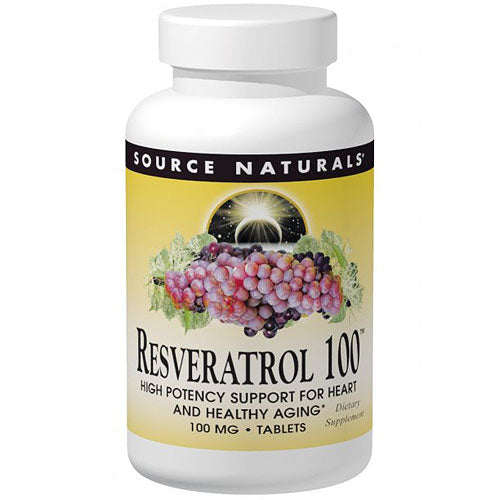 Source Naturals Resveratrol 40mg 120 Tablets by Source Naturals - American Made