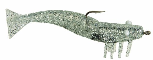 DOA Shrimp Bait 1/4 Ounce Clear Saltwater Fishing Lure by DOA Lures - American Made