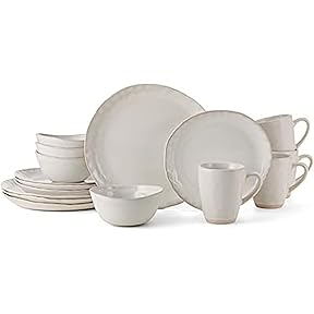 Fiesta 16-Piece Dinnerware Set Service for 4 White