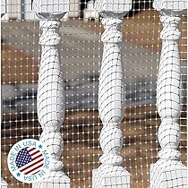 KidKusion Deck Guard 16-Foot Safety Net — Clear