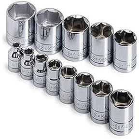 SK Professional Tools 13-Piece 3/8-Inch Drive 6-Point Deep Metric Socket Set by SK Professional Tools - American Made