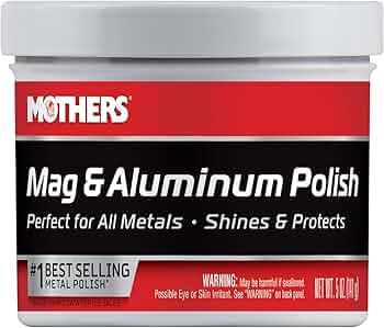 Mothers 05100 Mag and Aluminum Polish 5 oz Brilliant Shine by Mothers Polishes - American Made