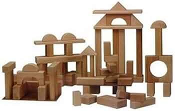 BEKA Deluxe Traditional Wooden Block Set 68 Pieces by BEKA - American Made