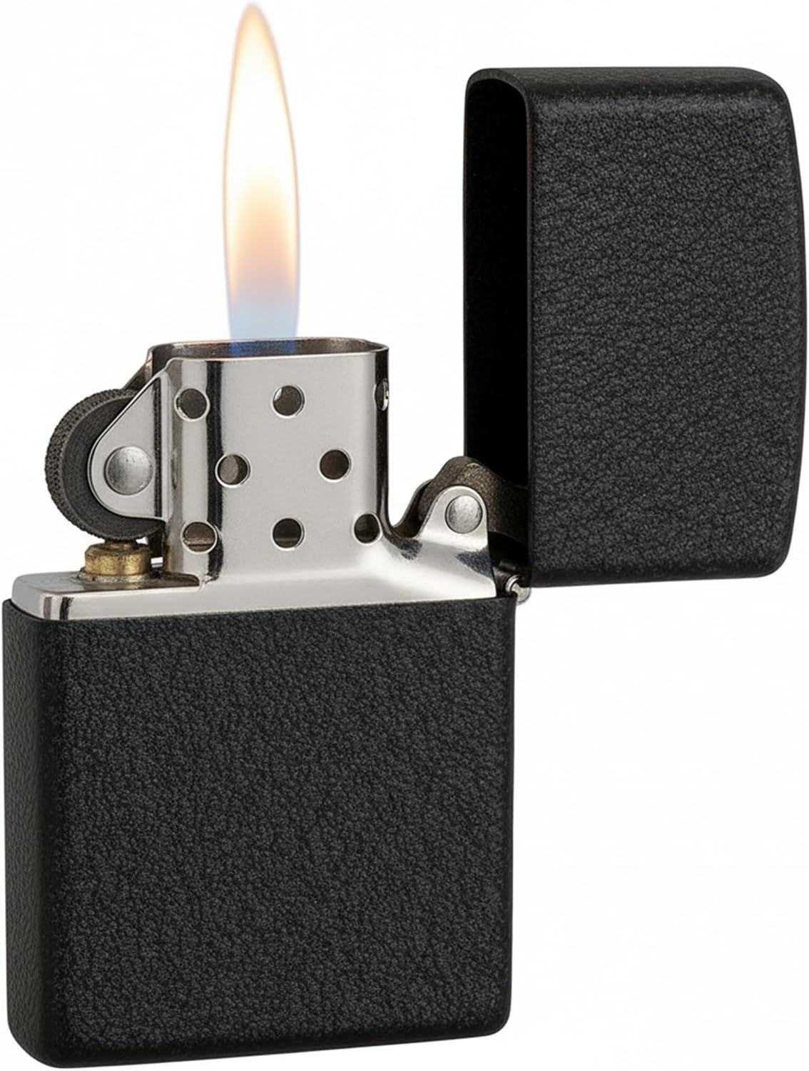 Zippo Classic Black Crackle Pocket Lighter by Zippo - American Made