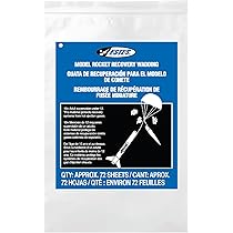 Estes 2274 Recovery Wadding 75 Flame-Resistant Sheets by Estes Rockets - American Made
