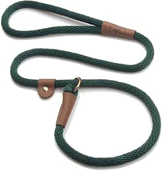 Mendota Pet Slip Leash Hunter Green 1/2in x 6ft Large Breeds by Mendota Pet - American Made