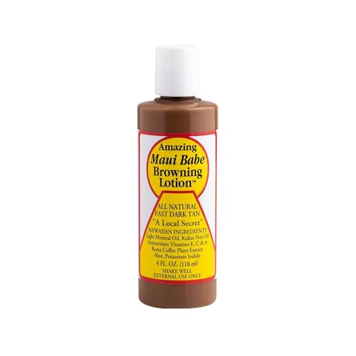 Browning Lotion - All Natural Fast Dark Tan 4 fl.oz (2 bottle)