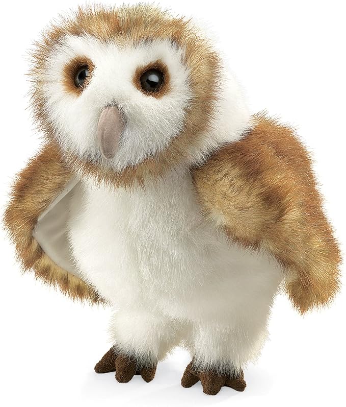 Folkmanis Barn Owl Hand Puppet by Folkmanis Puppets - American Made