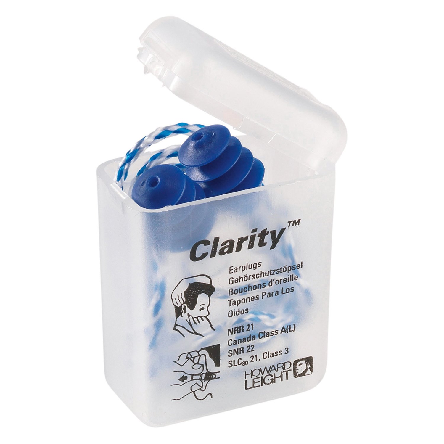 Howard Leight Clarity C3 Disposable Earplugs 200-Pack by Howard Leight - American Made