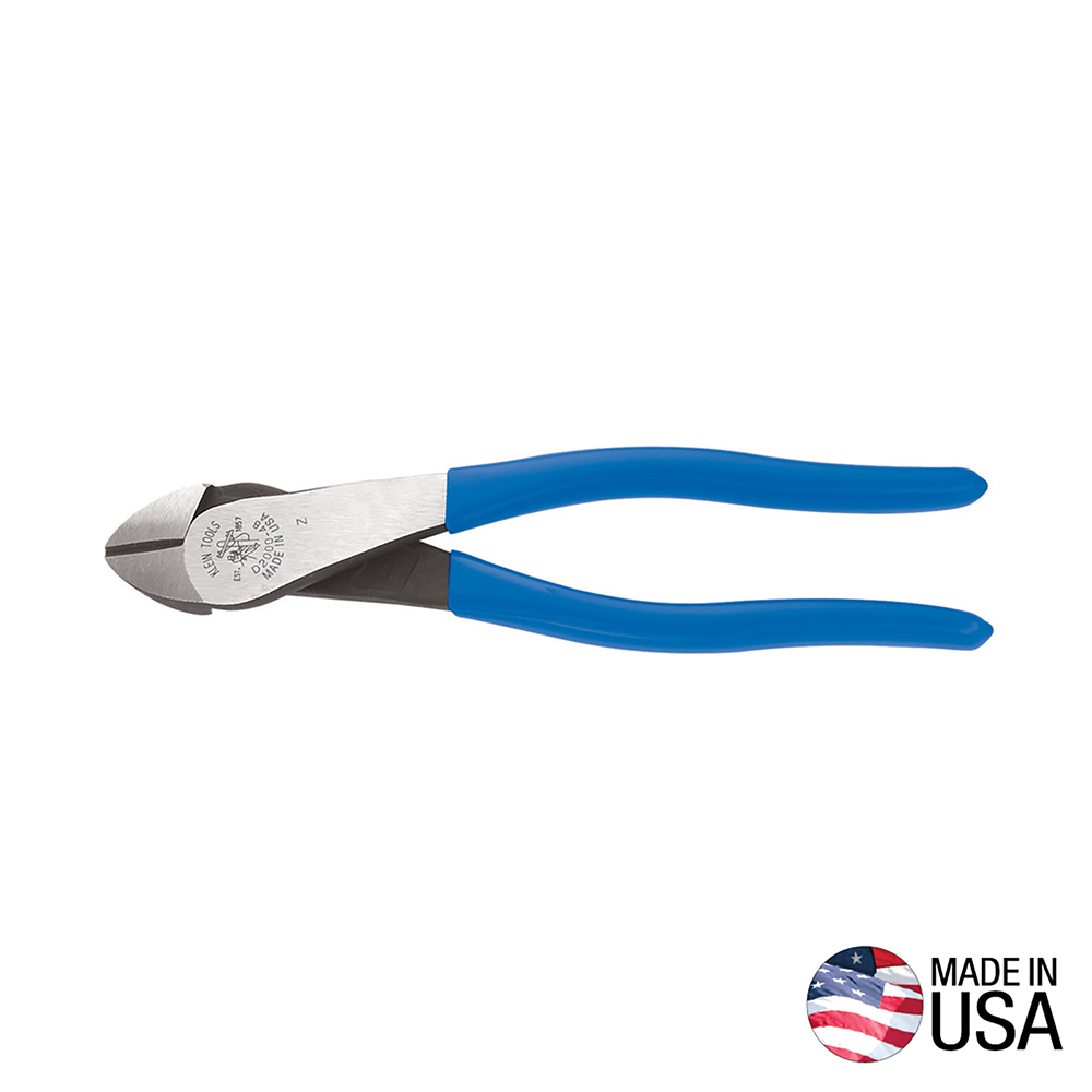 Klein Tools D2000-48 Diagonal Cutting Pliers 8-Inch Angled Head by Klein Tools - American Made