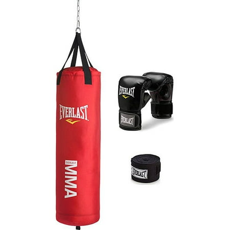 Everlast 70 lb Heavy Punching Bag Kit by Everlast - American Made