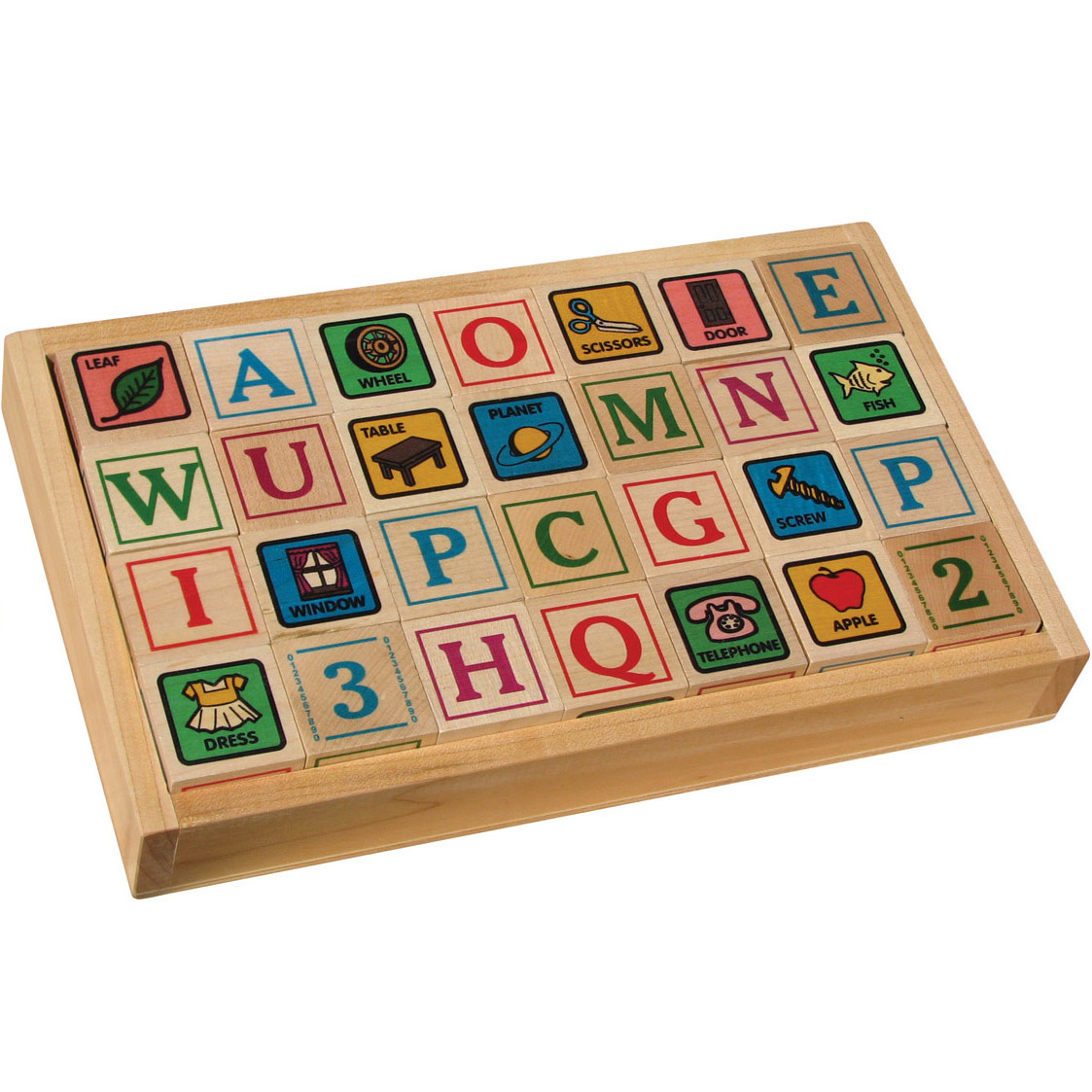 Maple Landmark ABC Block Set by Maple Landmark - American Made