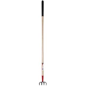 Ames True Temper 4-Tine Cultivator with Lacquered Handle by Ames True Temper - American Made