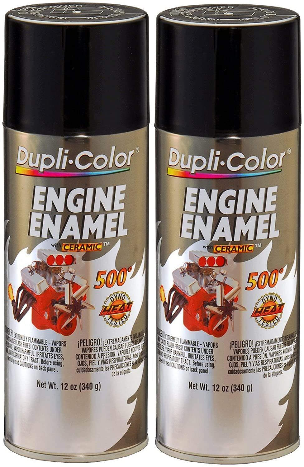 Dupli-Color Engine Enamel Gloss Black 12 oz by Dupli-Color - American Made