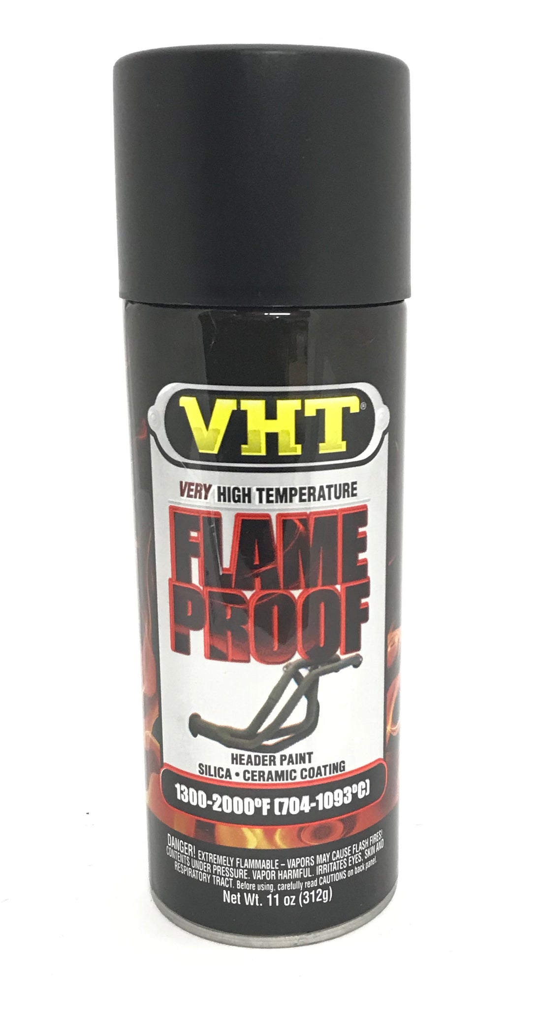 VHT SP102 FlameProof Coating Flat Black 11 oz by VHT - American Made
