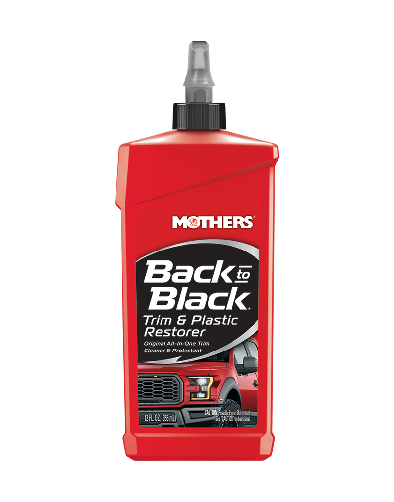 Mothers 10012 Back-to-Black Plastic and Trim Restorer by Mothers Polishes - American Made