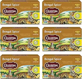 Celestial Seasonings Bengal Spice 20-Count 6-Pack by Celestial Seasonings - American Made