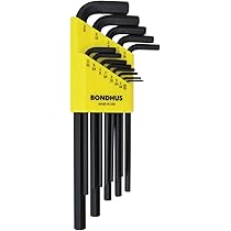Bondhus 12137 13-Piece SAE Hex L-Wrench Set