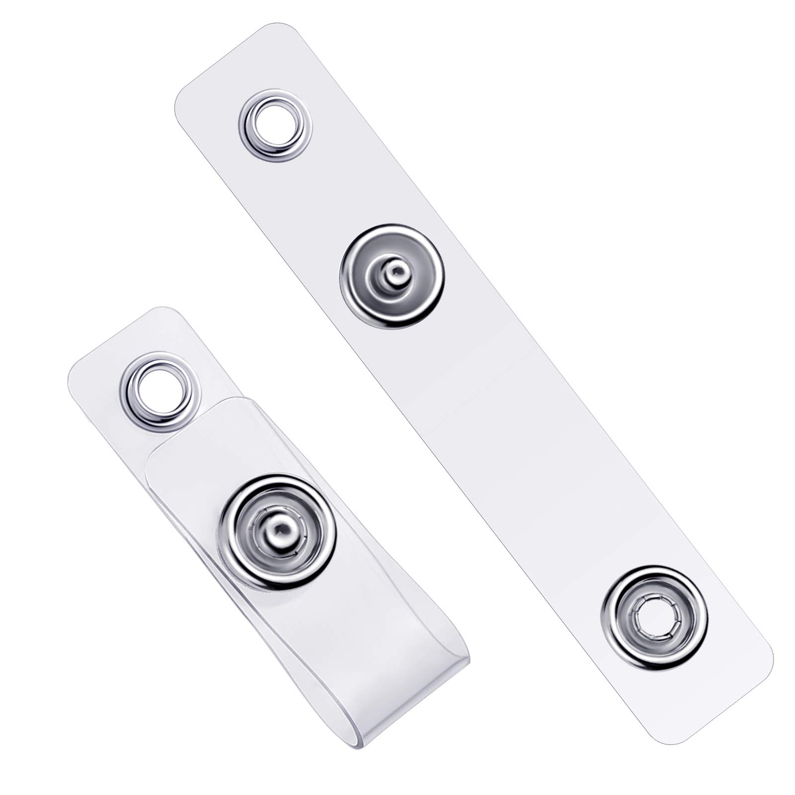 Baumgarten's ID Badge Holders with Clips 25-Pack by Baumgarten's - American Made