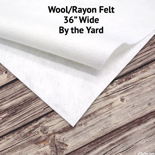 National Nonwovens WoolFelt by the Yard 36 Inch Wide by National Nonwovens - American Made