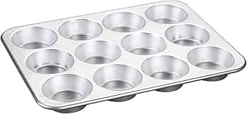 Nordic Ware Naturals Aluminum 12 Cup Muffin Pan