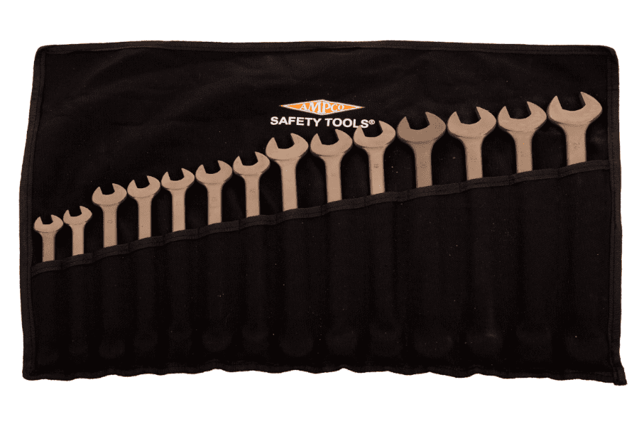 Ampco Safety Tools W-1 Combination Wrench Non-Sparking 1/2-Inch