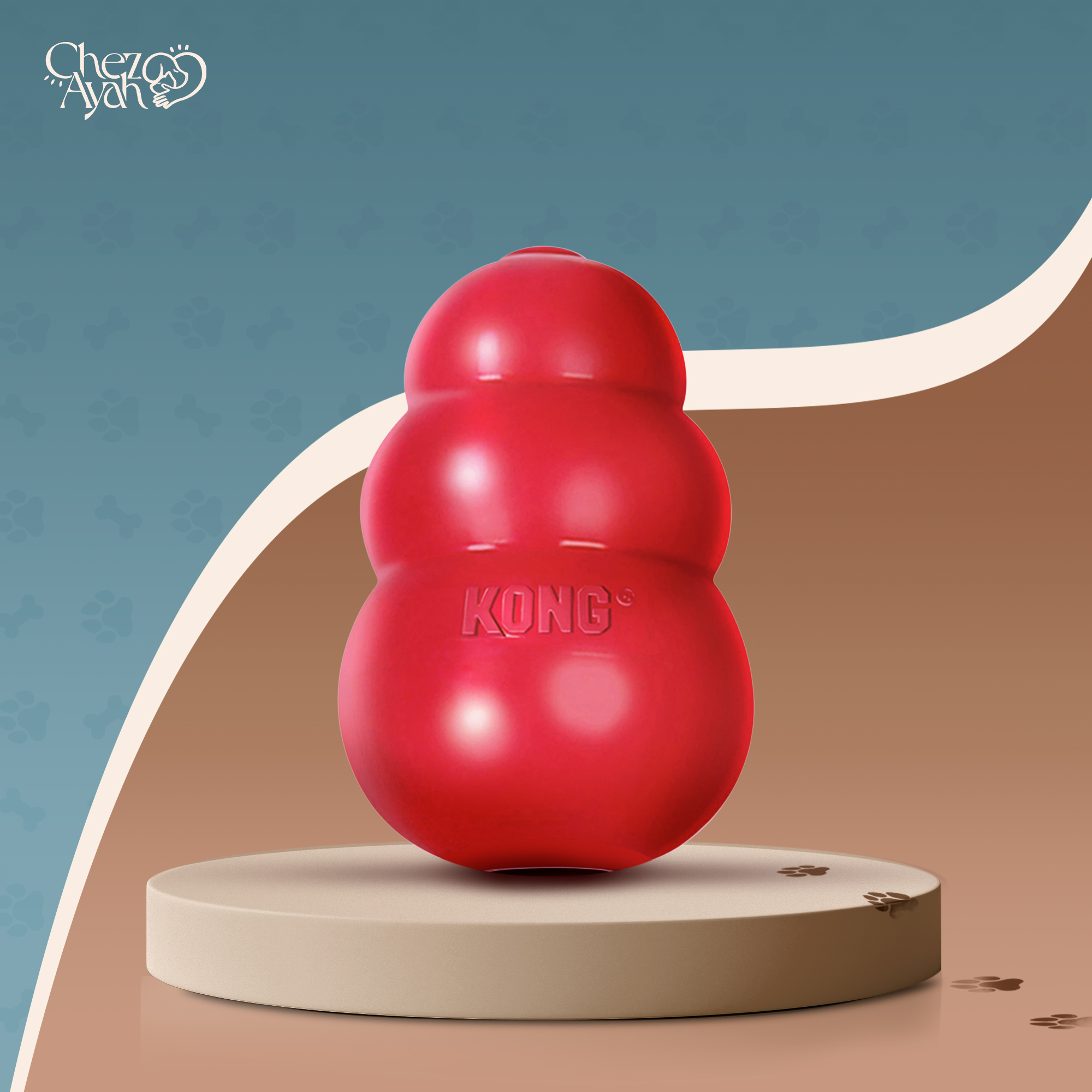 Kong Classic Dog Toy Red Large by KONG - American Made