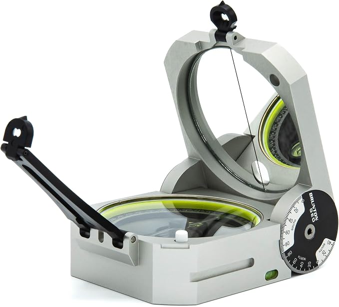 Brunton GEO Pocket Transit, Azimuth 0-360, Professional Geological Compass