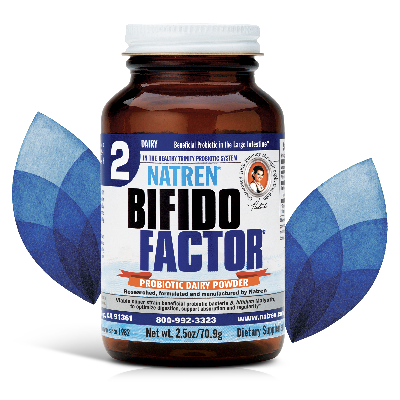Natren Bifido Factor Adult Probiotic 1.25 oz Powder by Natren - American Made