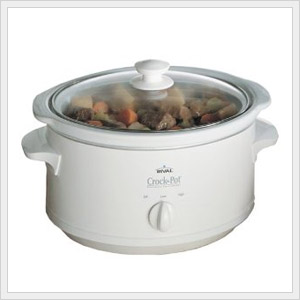 Rival Slow Cooker 3.5-Quart Round Crock by Rival - American Made