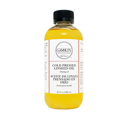 Gamblin Cold Pressed Linseed Oil 8.5oz by Gamblin Artists Colors - American Made