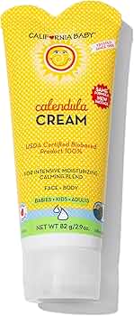 California Baby Calendula Cream 2.9oz Plant-Based Moisturizer by California Baby - American Made