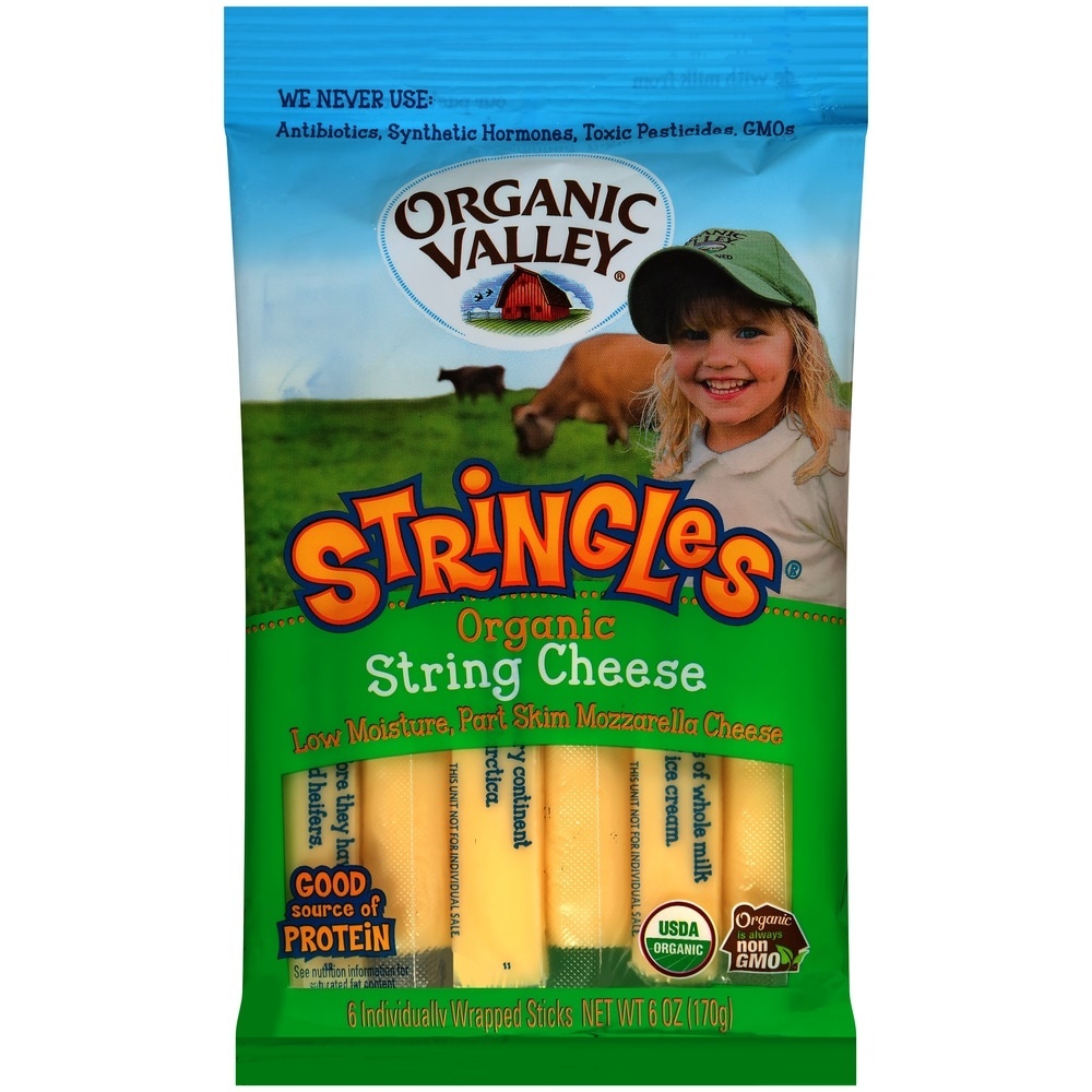 Organic Valley Organic String Cheese 6 Count