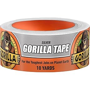 Gorilla Silver Duct Tape 1.88-Inch x 10 Yards
